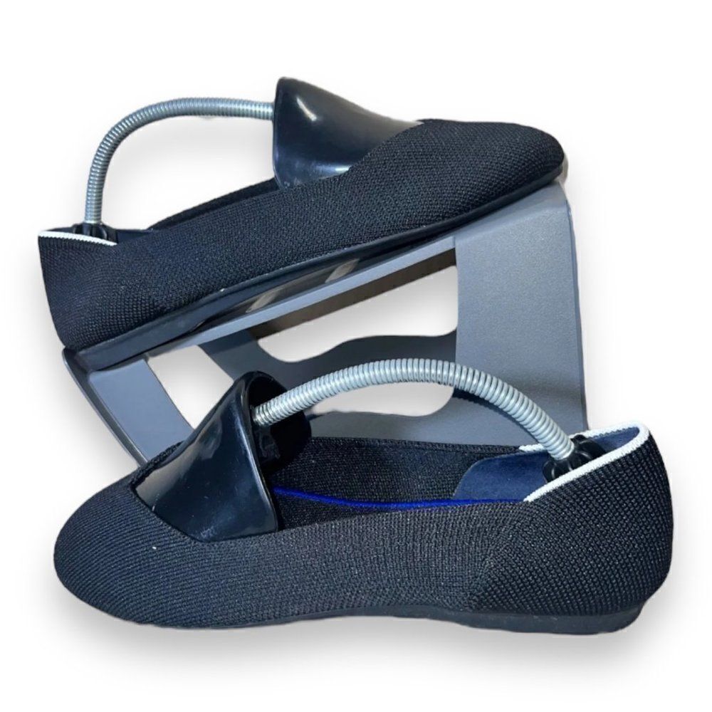 Rothy's The Flat Round Toe Ballet Flat Black Women's 6.5